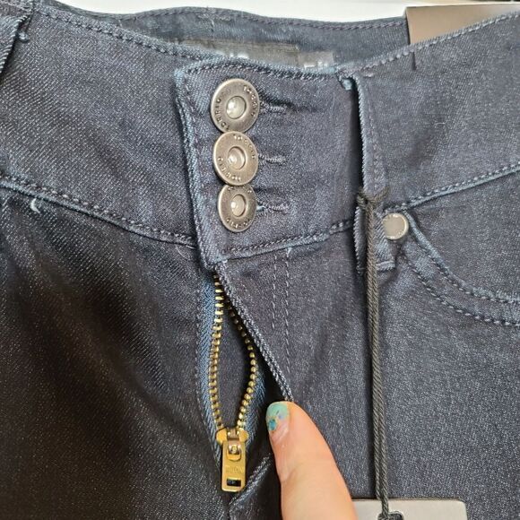 10T Tall Torrid Jegging Jeans Dark Wash Super Stretch High Rise Super Skinny ank - Picture 3 of 9